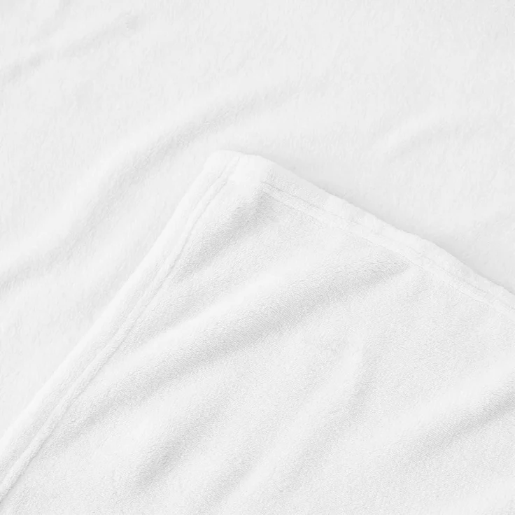 Kuscheldecke Fleecedecke Wohndecke Couchdecke XL 150 x 200 cm Weiß – Bild 5