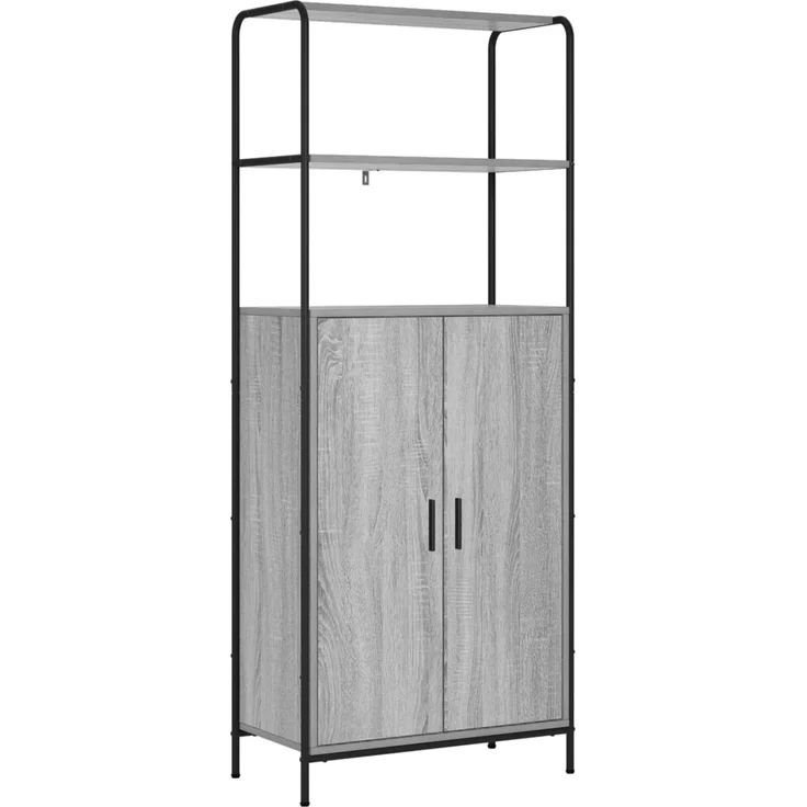 vidaXL Highboard Sonoma-Grau 40 x 33 x 161 cm Holzwerkstoff 8013875 – Bild 2