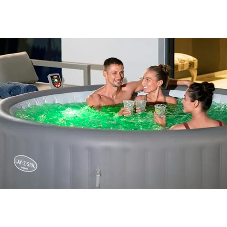 Bestway LAY-Z-SPA Xtras 7-farbiges LED-Licht, wasserdicht mit einfacher Installation, 9,2 x 6,2 cm – Bild 3