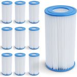 10x Pool Filterkartusche Ersatzfilter Filterpatrone 20cm für Bestway Intex