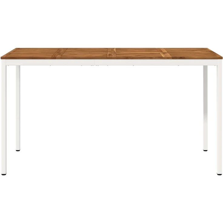 vidaXL Gartenbar-Tisch NAARDEN Natur und Weiß 196 x 80,5 x 105 cm 901359 – Bild 3