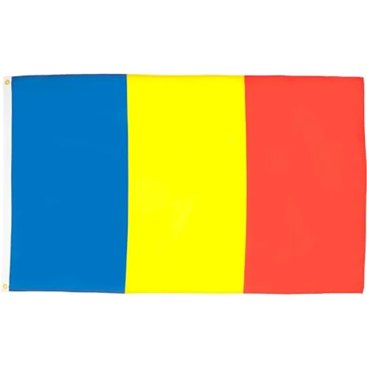 AZ FLAG - Flagge Rumänien - 250x150 cm - Rumänische Große Fahne 100% Polyester mit Messing-Ösen - 300g – Bild 1
