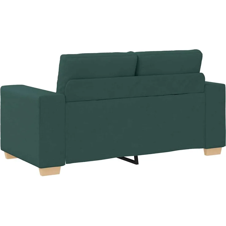 vidaXL Loveseat Sofa Dunkelgrün 160x77x82 cm Stoff 4105073 – Bild 6