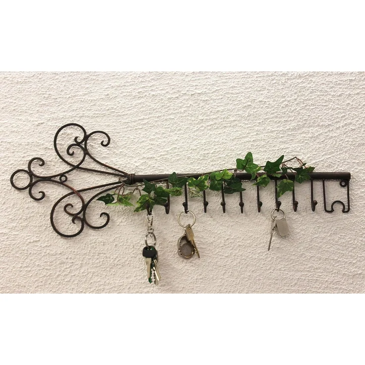 Schlüsselhänger Hakenleiste 101852 Schlüsselleiste 56cm Wandhaken Schlüsselbrett – Bild 5