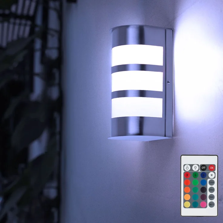 Hochwertige RGB LED Außenwandleuchte mit IP44 Schutzart – Bild 2