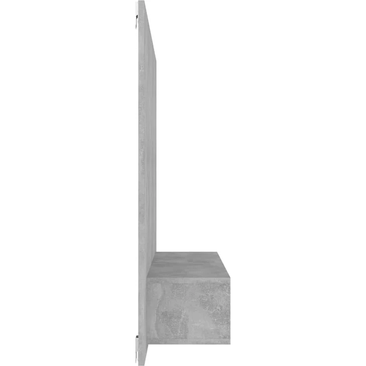 TV-Wandschrank, TV-Hängeboard Fernsehschrank Betongrau 120x23,5x90 cm Holzwerkstoff – Bild 4