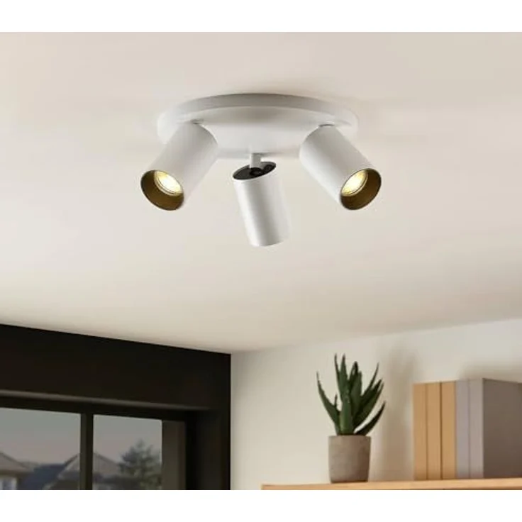 Arcchio Deckenstrahler Brinja, Metall, Weiß IP20, 3 x 10 W LED – Bild 3