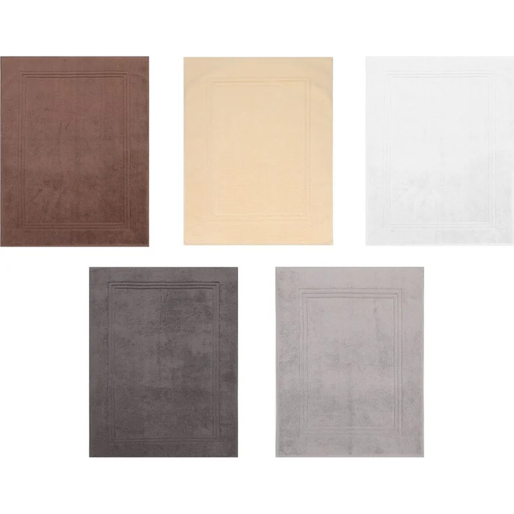 Betz Badematte Luxus Badvorleger Badteppich Gold 50x70 cm Farbe beige, Baumwolle – Bild 2