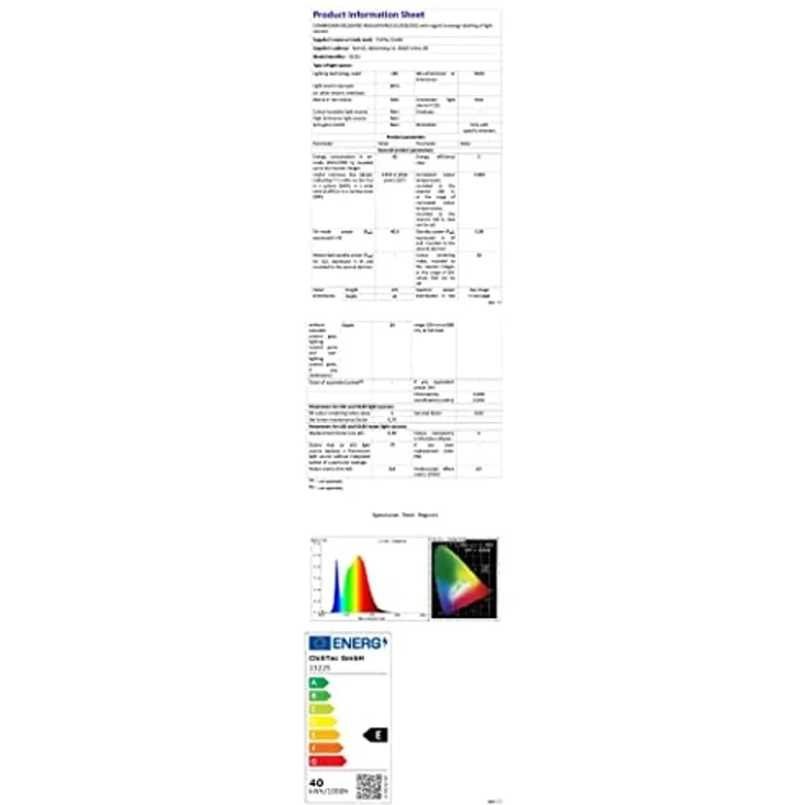 LED Licht-Panel "CTP-120 Office" neutralweiß 30x120cm, 4000K, 40W, 3850lm, UGR16 – Bild 6