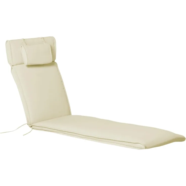 Outsunny Liegenauflage Liegenauflage mit Kopfkissen