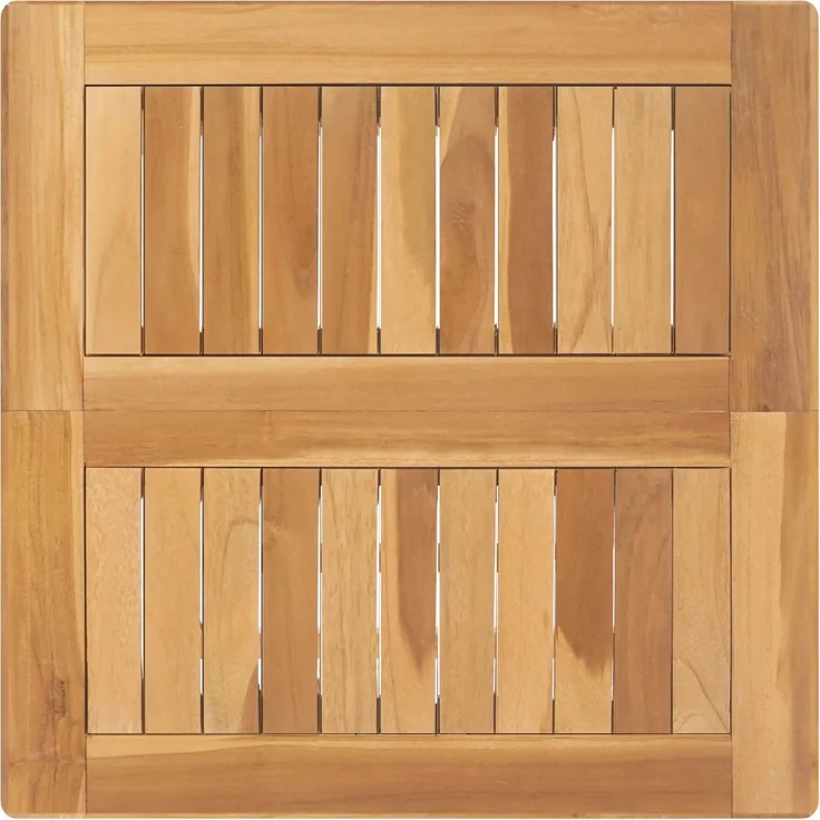 vidaXL Outdoor Bar Set 3 stk. Natur 60 x 60 x 105 cm Massivholz Teak 3422497 – Bild 5