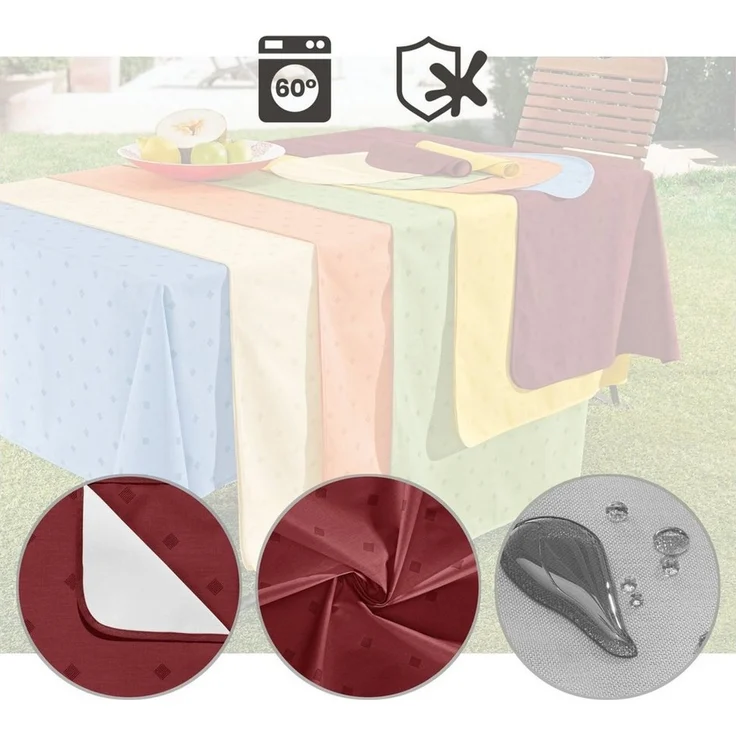 Erwin Müller Tischdecke Tischdecke "Neuss", abwaschbar Uni – Bild 3