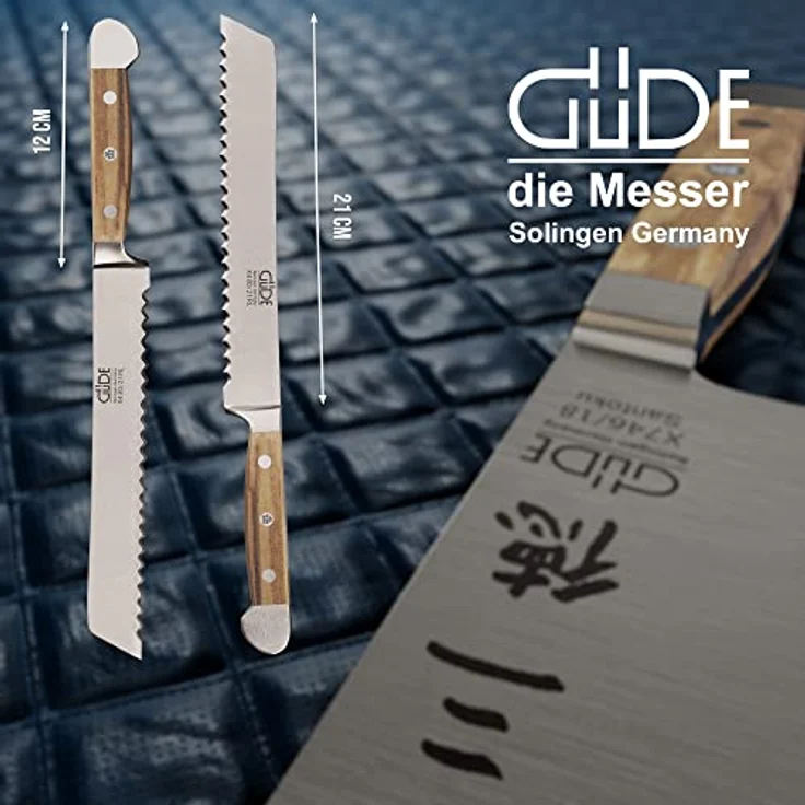 Alpha Olive Brotmesser 21 cm Beidhänder – Bild 3