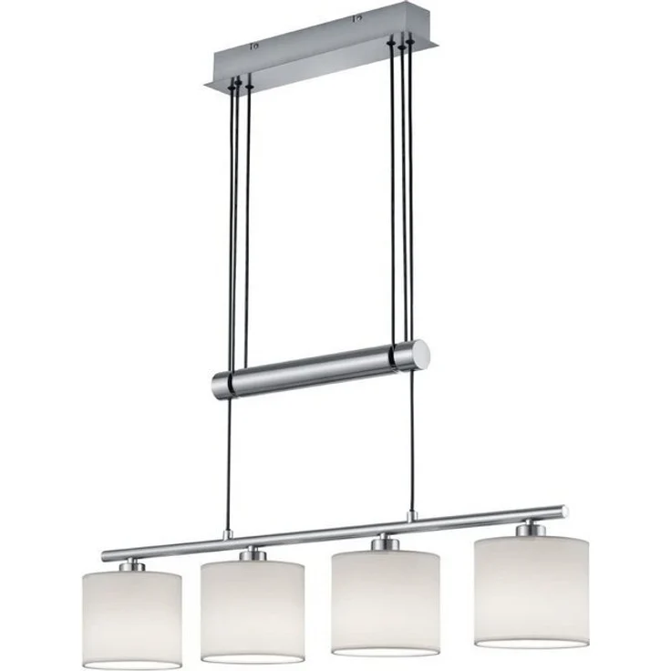 lightling Pendelleuchte Marita, höhenverstellbar, ohne Leuchtmittel, moderne Pendellampe, weiß – Bild 3