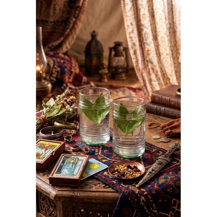 Hermia Concept 'PB-420370-Y' Gläser-Set (4-teilig), Transparent, 7,3 x 7,3 x 8,8 cm, 280 ml
