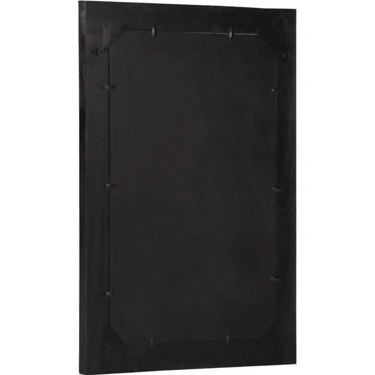 Badspiegel, Badezimmerspiegel 50x70x2,5 cm Massivholz Mango und Glas – Bild 3