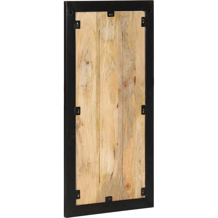 vidaXL Garderobe 40x2x80 cm Raues Massivholz Mango 4015939 – Bild 3