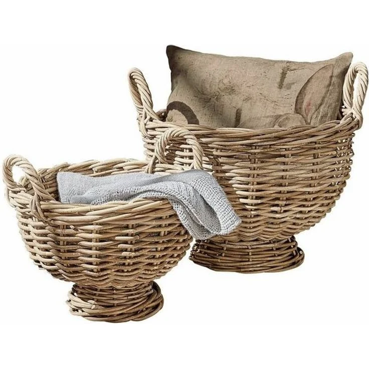 Mirabeau Dekokorb Korb 2er Set Bunyan braun (2er Set, 2er Set) – Bild 4
