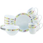 Happy Birthday, Frühstücksset 12-tlg (mo)