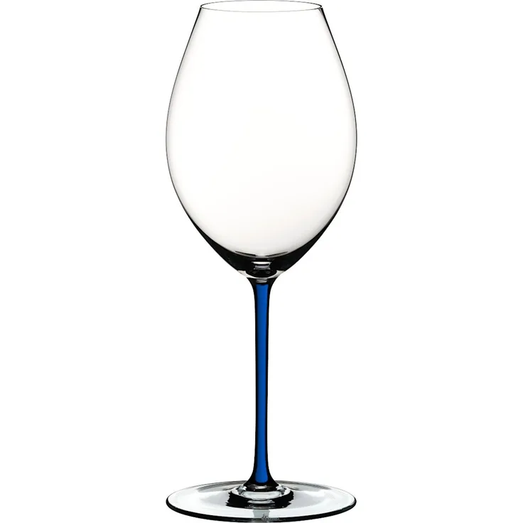 RIEDEL 4900/41D FATTO A MANO Syrah Weinglas - Stiel DUNKELBLAU