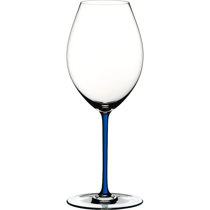RIEDEL 4900/41D FATTO A MANO Syrah Weinglas - Stiel DUNKELBLAU – Bild 1