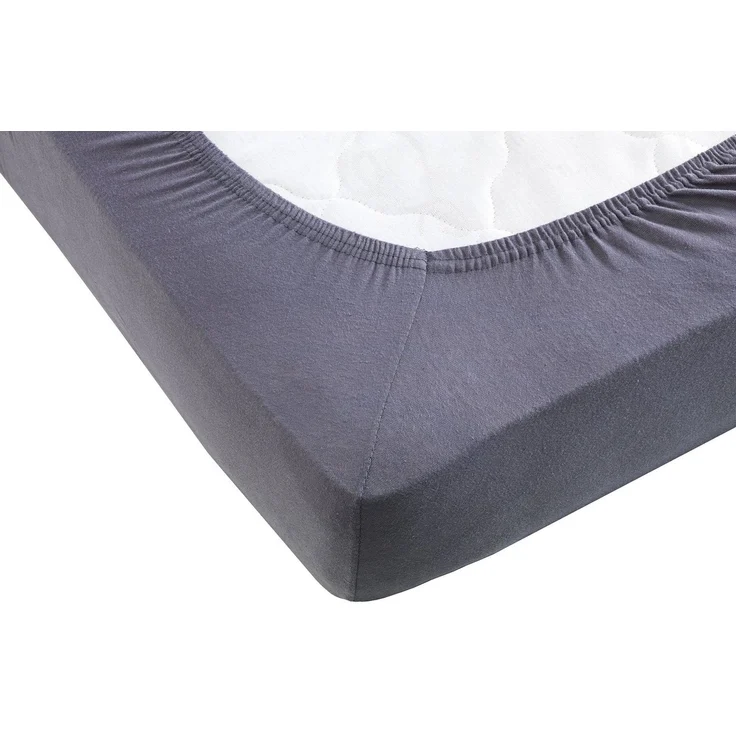 Hometex Premium Textiles Spannbettlaken Exclusive Topper-Spannbettlaken, Jersey, Für Matratzentopper und Boxspringbett Topper – Bild 2