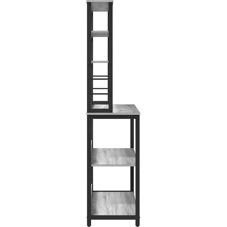 vidaXL Küchenregal Graues Sonoma 100 x 40 x 168 cm Holzwerkstoff 883895 – Bild 6