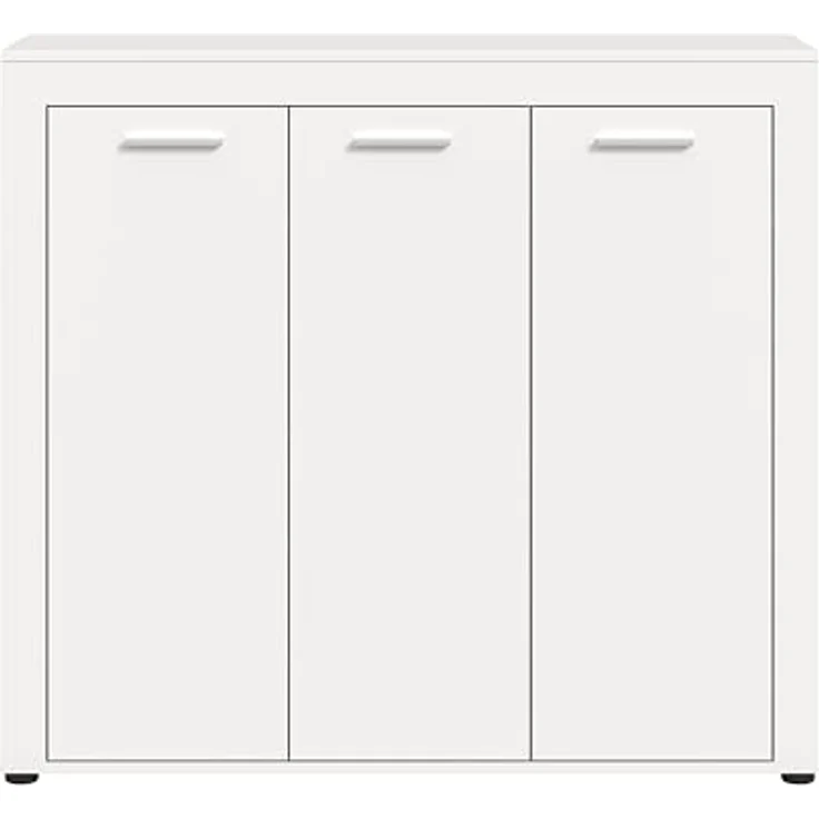 xonox. home Garderobe Jam X8BA9608 Schuhschrank Garderobenschrank Schrank in Weiß Nb. ca. 120 x 108 x 37 cm – Bild 5