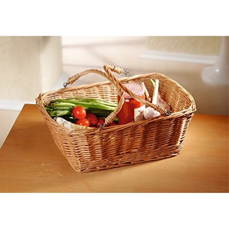 Füllkorb Flechtkorb Einkaufskorb Flaschenkorb Korb Weidekorb natur – Bild 4