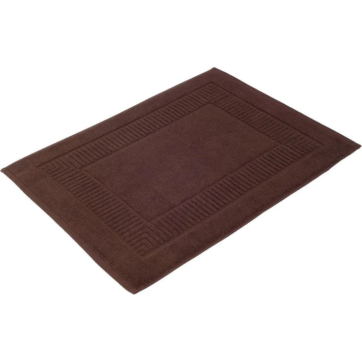 Gözze Badematte BIO Frottier, Höhe 7 mm, beidseitig nutzbar, fußbodenheizungsgeeignet, Baumwolle (Bio-Baumwolle), rechteckig, Badvorleger, Frottier-Qualität, mit Bordüre – Bild 1