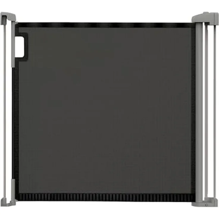 Summer by Ingenuity Die Thruway 52W - Haustier- und Kindergitter mit ausziehbarem Netz, für Öffnungen bis 132 cm, Befestigung mit Hardware, Installation an Wand/Türrahmen - Schwarz