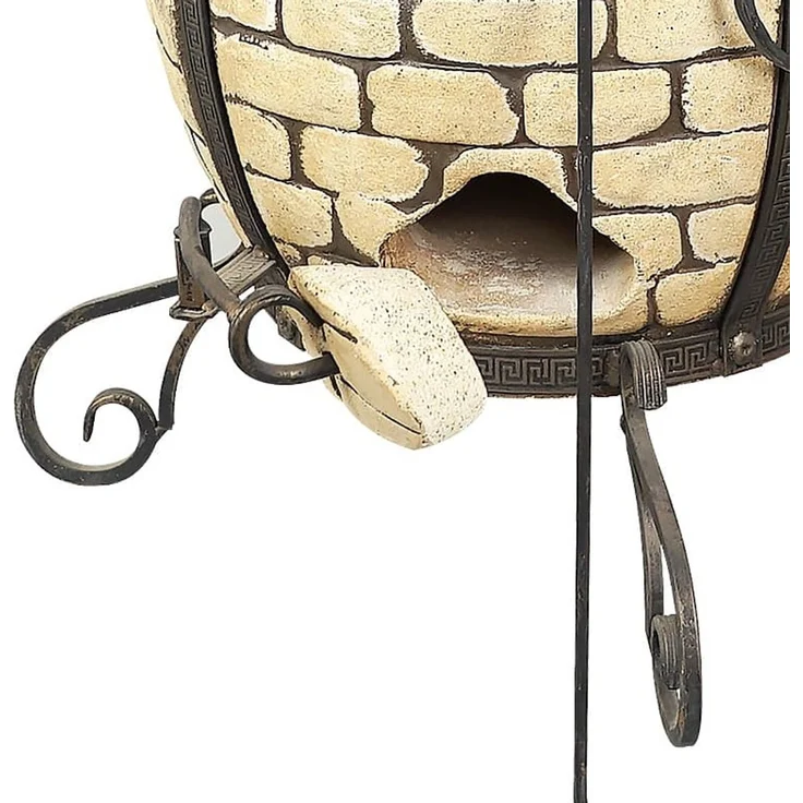 Tandoor Venedig aus Ton mit Zubehör 7-teiliges Set – Bild 7