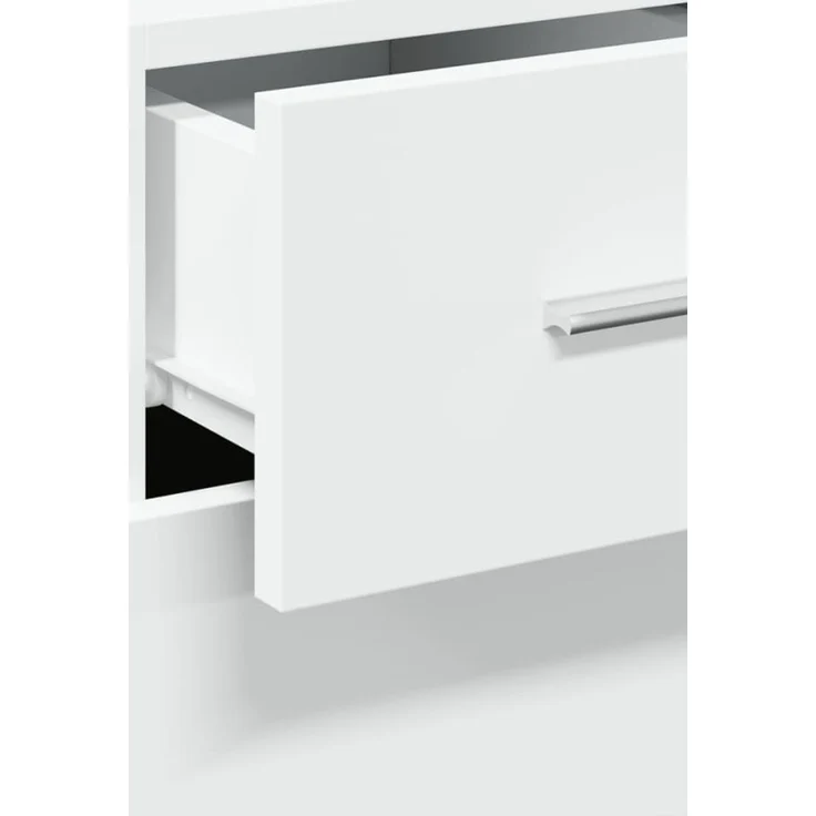 vidaXL Sideboard Weiß 30x42,5x93 cm Holzwerkstoff 846271 – Bild 6