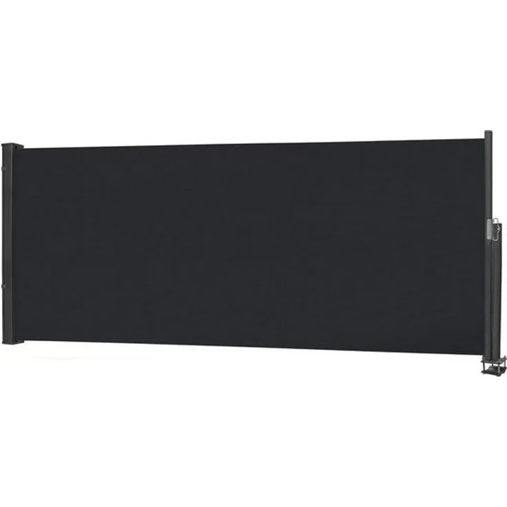 FIVMEN Markise Seitenmarkise, Ausziehbar Sichtschutz Markise, Anthrazit,100/120/140cm Seitliche Vordächer für Terrasse Balkon Garten – Bild 4