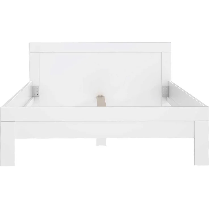 Jugendbett Sylt / Snow, Holzwerkstoff, Weiß, 146 x 81 x 205 cm