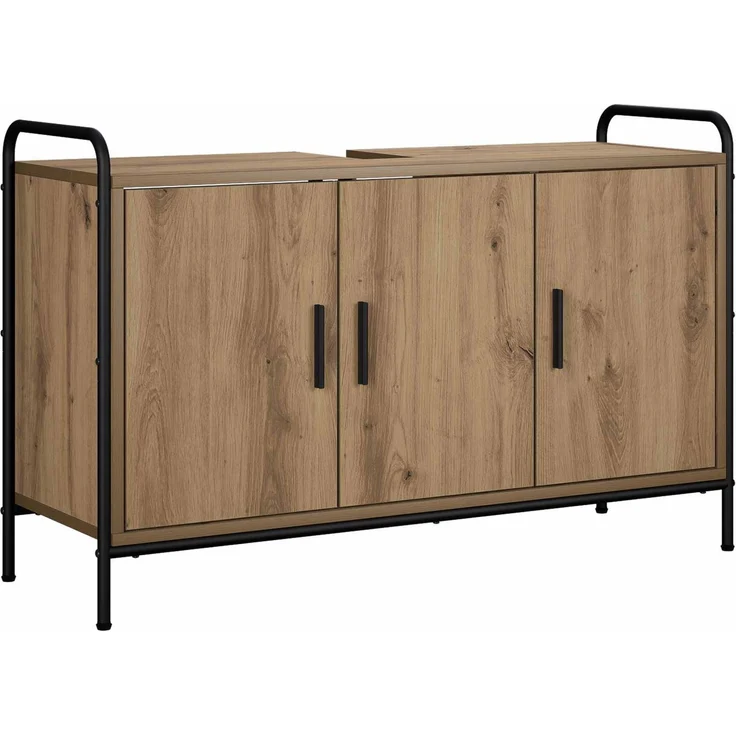 vidaXL Badezimmerschrank-Set 3 stk. Artisan-Eiche 40 x 36 x 109,5 cm 3444530 – Bild 4