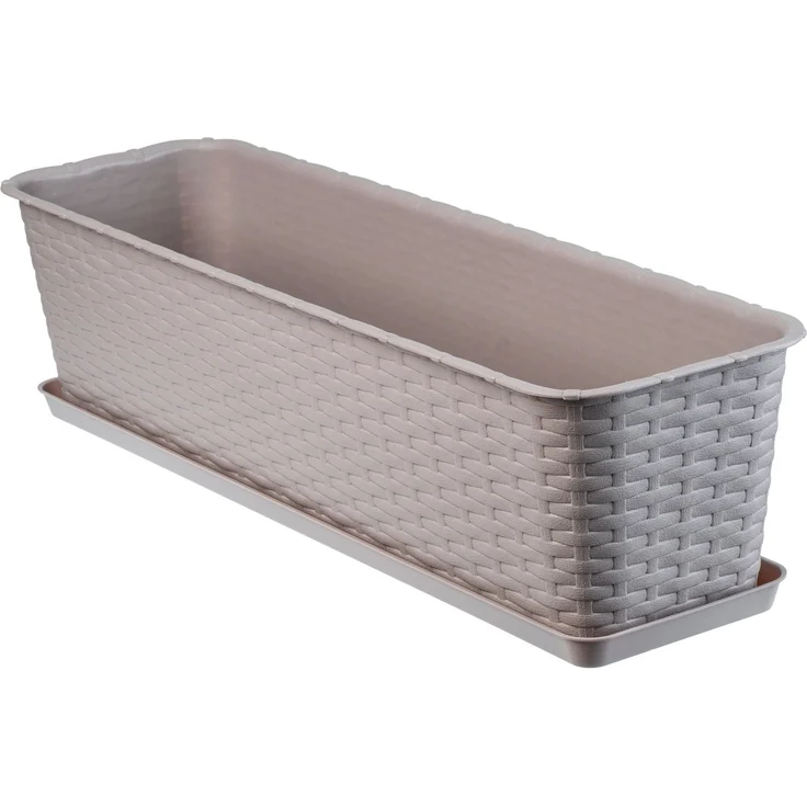 KADAX Blumentopf-Balkon-Pflanzgefäß-Ständer 60 cm Karamell – Bild 6