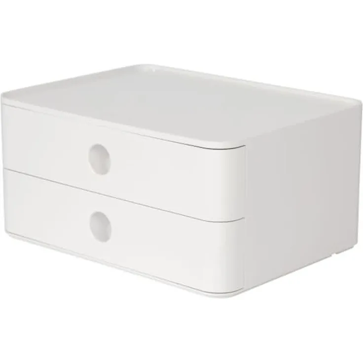 HAN Schubladenbox Smart-Box Allison 260x195x125mm 2 Schübe snow white