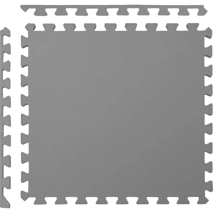 vidaXL Pool Bodenschutzmatte 50 Stk. Grau 18 m² EVA-Schaum 3433298 – Bild 6