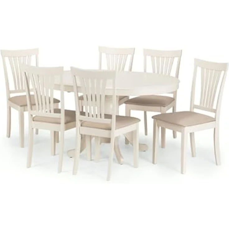 Julian Bowen 2er-Set Stanmore-Stühle, Elfenbein – Bild 7