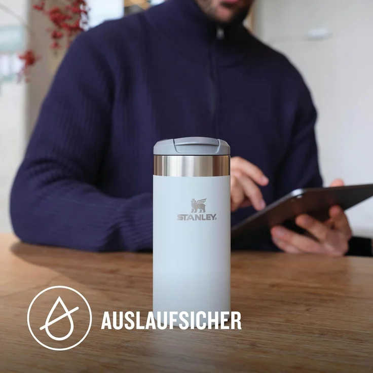 Stanley Hydrate Transit Trinkbecher 0,35 l Fog Metallic Grey – Bild 5