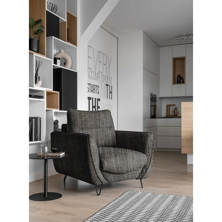 Silva 1F, Sessel, Stuhl, Grau