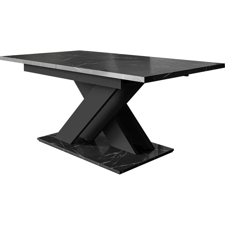 Tisch Hubara (Farbe: Marmor Black Royal / Schwarz)