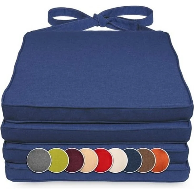 sunnypillow Stuhlkissen 4er Set Stuhlkissen 40 x 45 x 5cm – Bild 4