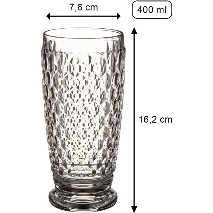 Villeroy & Boch Boston Coloured Longdrinkglas 400 ml Berry 4er Set – Bild 4