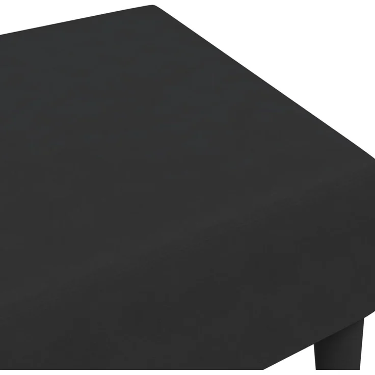 vidaXL Fußhocker Schwarz 77x55x31 cm Samt 379560 – Bild 6