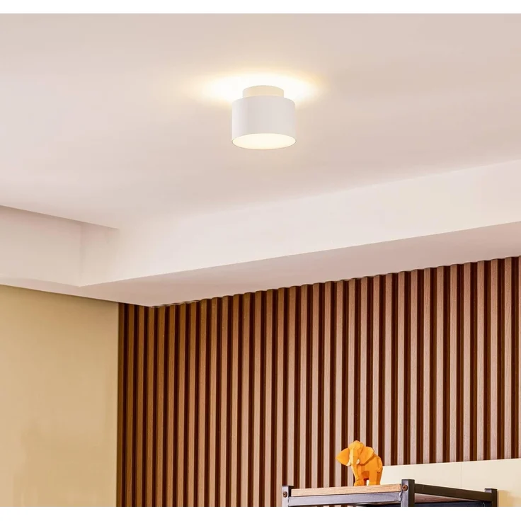 Lindby Deckenstrahler Nivoria, LED, Metall, Weiß warmweiß IP20, LED 15 W gesamt, warmweiß – Bild 2