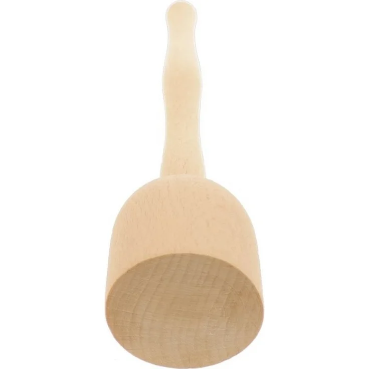 Hofmeister Kartoffelstampfer Buchenholz 30 cm Stampfer Stößel, Holz – Bild 2