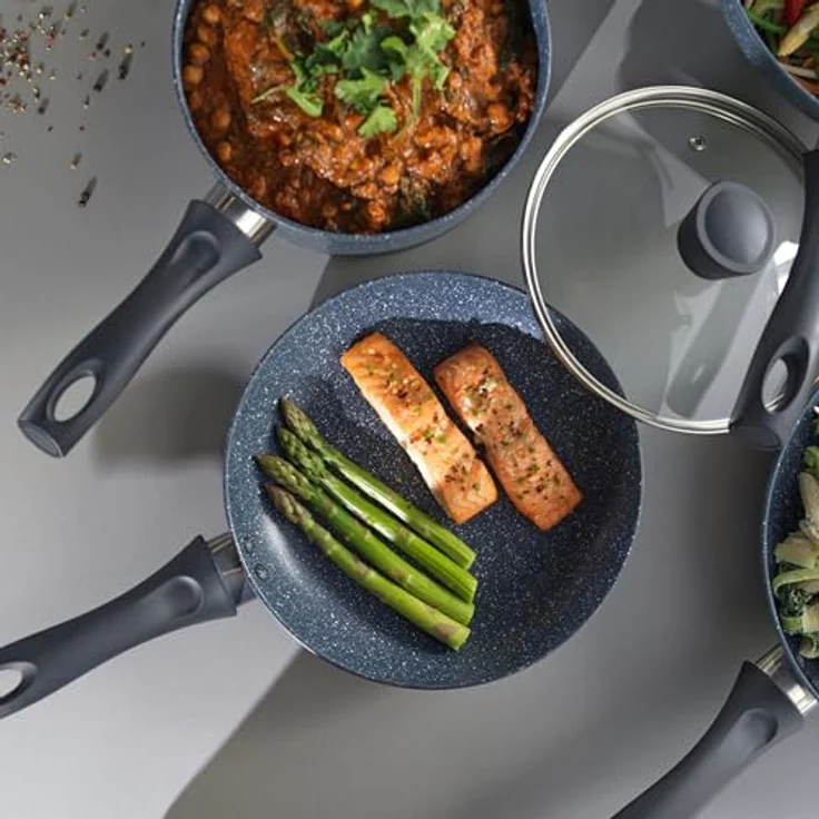 Russell Hobbs RH03408EU7 Nightfall Stone 26 cm Bratpfanne – Antihaft-Pfannkuchenpfanne, Eier-/Omelett-Kochtopf, induktionsgeeignet, leicht zu reinigen, langlebiges Aluminium-Kochgeschirr, PFOA-frei – Bild 5