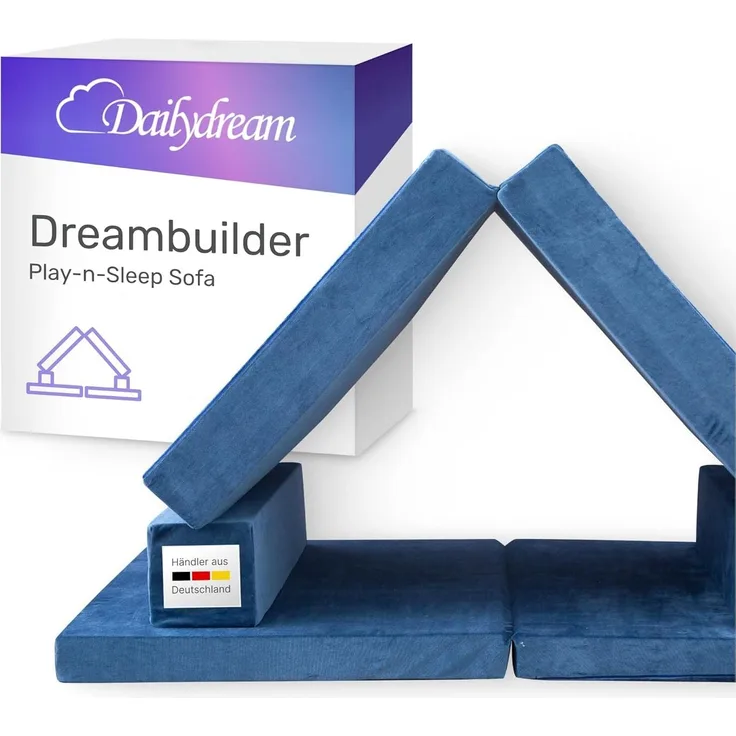 Dailydream Kindersofa Dailydream Dreambuilder Play-n-Sleep Spielsofa für Kinder